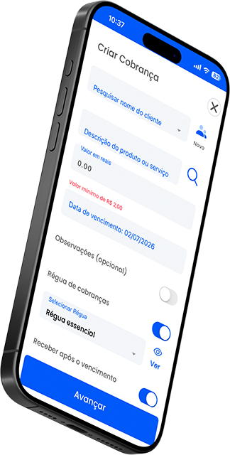 App LyTex - Criar Cobrança
