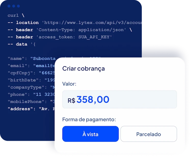 Desenvolvedores integrando a API LyTex